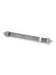 Shoham Yemenite Art Handcrafted Long Sterling Silver Mezuzah Case with